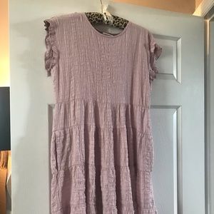 Knox Rose dusty pink gauzy dress with pockets from Target nwt